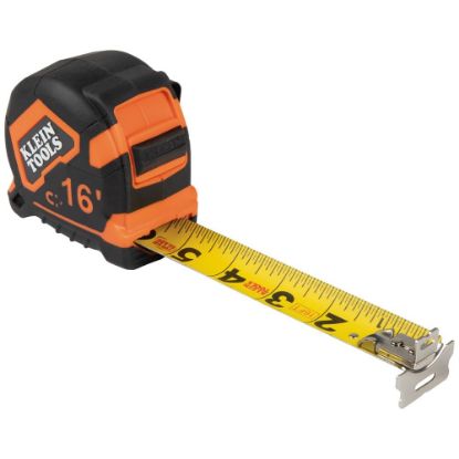 Picture of Klein Tools Tape Measure  16-Foot Magnetic Double-Hook Part# - 9216