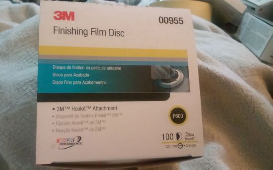 Picture of 3M™ Finishing Film Abrasivedisc 260L  5 In  P1500 Part# - 7000000562