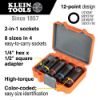 Picture of Klein Tools 2-In-1 Impact Socket Set  12-Point  5-Piece Part# - 66040