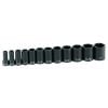 Picture of Grey Pneumatic 3/8" Drive 12 Piece Semi-Deep Standard Set Part# - 1213Sd