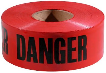 Picture of Empire® Level 3"X 1000' Red With Blackdanger Tape Part# - 77-1004