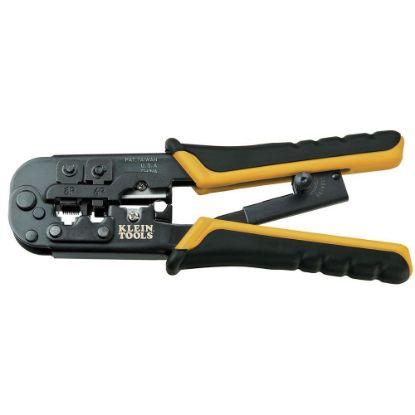 Picture of Klein Tools Ratcheting Data Cable Crimper/Stripper/Cutter Part# - Vdv226-011-Sen