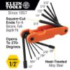 Picture of Klein Tools Pro Folding Hex Key Set 11 Fract Inch-Sized Key Part# - 70550