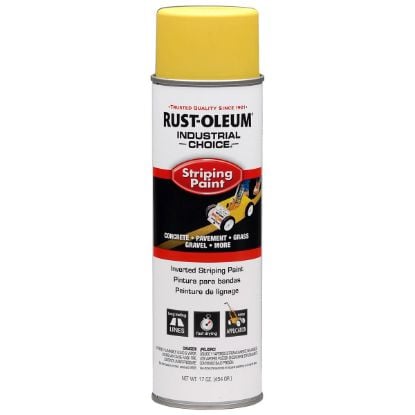 Picture of Rust-Oleum® Yellow Striping Sprayn Paint 18 Oz Fl Wt Part# - 1648838V