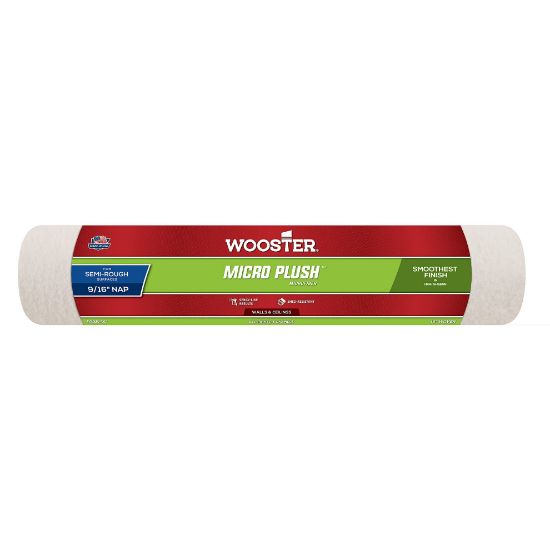 Picture of Wooster 14" Micro Plush 9/16" Nap Roller Cover Part# - 00R2380140