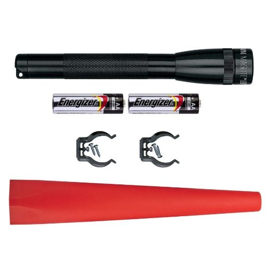 Picture of Mag-Lite Safety Pack Aa Mini Magw/Red Wand And Clamps Part# - Ip2201G