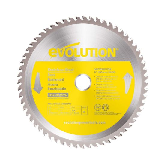 Picture of Evolution 9" Stainless Cutting Blade Part# - 230Blade-Ssn