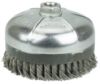 Picture of Weiler® 5" Single Row Wire Cup Brush Banded .023 Part# - 12120