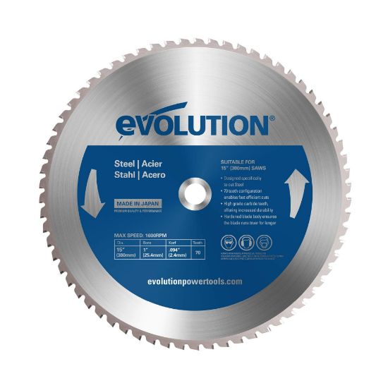 Picture of Evolution Steel Cutting Blade 15" Part# - 15Blade-St