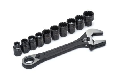 Picture of Crescent® 11Pc Set Pass Thru Adj Wrench 8" Part# - Cptaw8