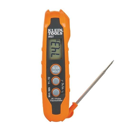 Picture of Klein Tools Dual Ir/Probe Thermometer Part# - Ir07