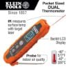 Picture of Klein Tools Dual Ir/Probe Thermometer Part# - Ir07