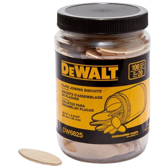 Picture of Dewalt® Tube Biscuits - Size 20 Part# - Dw6825