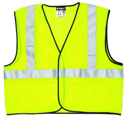 Picture of Mcr Safety Safety Vest- Class 2- Va2 Economy Vest Part# - Vcl2Mlx2