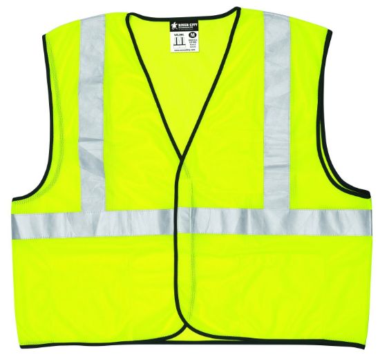 Picture of Mcr Safety Safety Vest- Class 2- Va2 Economy Vest Part# - Vcl2Mlx2