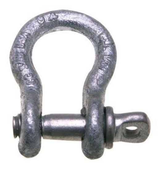 Picture of Campbell® 419 1" 8-1/2T Anchor Shackle W/Screw Pin Carbon Part# - 5411605