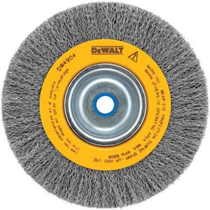 Picture of Dewalt® 6" Crimped Bench Wire Wheel 5/8-1/2 Arbor Part# - Dw4905