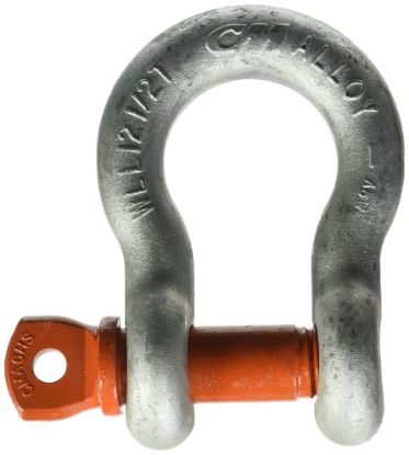 Picture of Cm Columbus Mckinnon 1" Alloy Steel Screwpinanchor Shackle Gal Part# - M654A-G