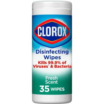 Picture of Clorox® Clorox Disinf Wipes Fresh Scent 35Ct Canister Part# - Cloxwipes