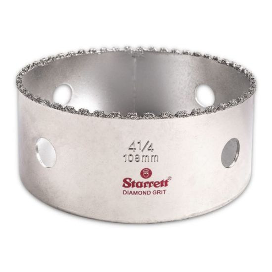 Picture of L.S. Starrett Diamond Grit Hole Saw  4-1/4" - 108Mm Diameter Part# - Kd0414-N