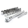 Picture of Crescent® Socket Wrench Set 25Pc 1/4"Dr Sae/Metric Part# - Csws1C