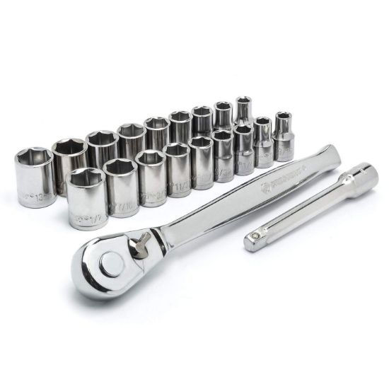 Picture of Crescent® Socket Wrench Set 25Pc 1/4"Dr Sae/Metric Part# - Csws1C