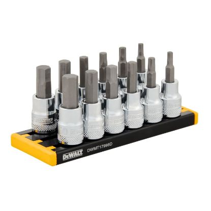 Picture of Dewalt® Dewalt 12 Pc3/8 Dr Sae &Mm Hex Skt Part# - Dwmt17002