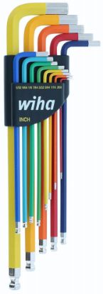 Picture of Wiha Tools 13 Piece Ball End Colorcoded Hex L-Key Set - In Part# - 66981