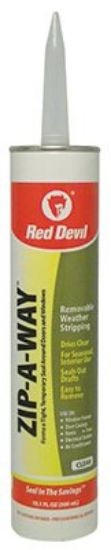 Picture of Red Devil 10.1Fl.Oz. Zip-A-Way Removable Weather Str Part# - 606