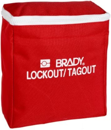 Picture of Brady® Large Nylon Lockout Pouch W/Brady Logo Part# - 50979