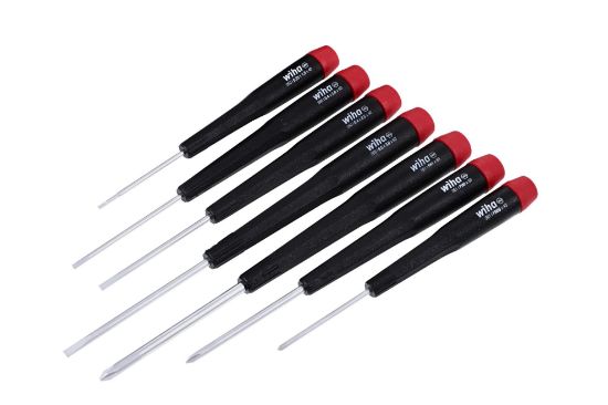 Picture of Wiha Tools 7 Pc Precision Slt And Phillips Screwdriver St Part# - 26197