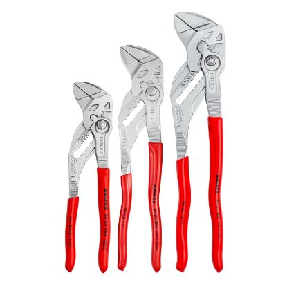 Picture of Knipex 3 Pc Pliers Wrench Set -7"  10" 12" Part# - 002006Us2