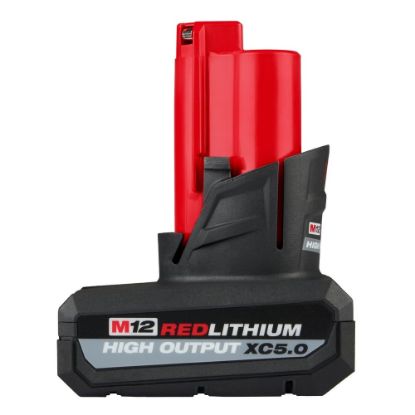 Picture of Milwaukee® Tool M12 Redlithium High Output Xc5.0 Battery Pack Part# - 48-11-2450