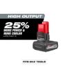 Picture of Milwaukee® Tool M12 Redlithium High Output Xc5.0 Battery Pack Part# - 48-11-2450