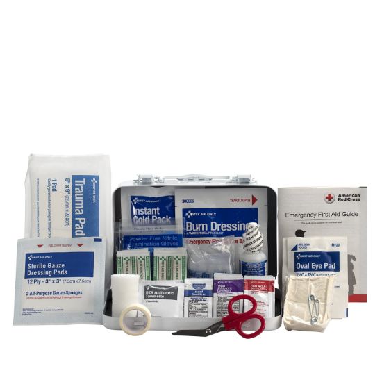 Picture of First Aid Only® 10 Person Ansi 2021 Class A  Metal First Aid Kit Part# - 91323