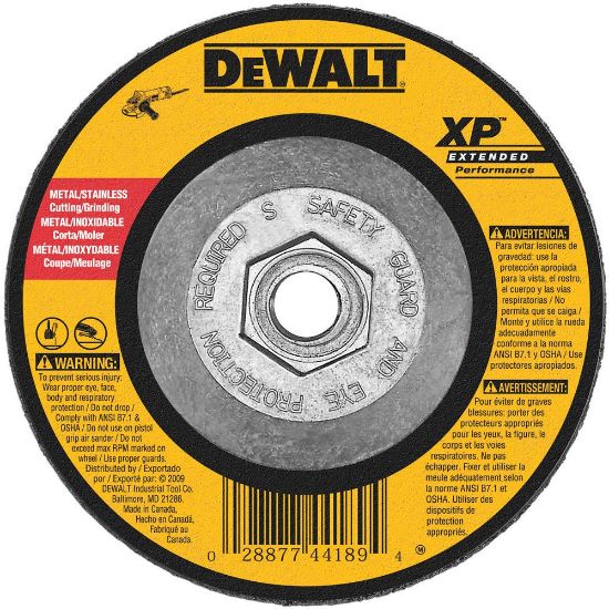 Picture of Dewalt® 9" X 1/8" X 5/8"-11 Xp Grinding Wheel Part# - Dw8831