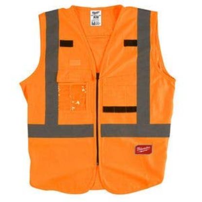 Picture of Milwaukee® Tool Class 2 Hi-Vis Safety Vests S/M Orange Part# - 48-73-5031