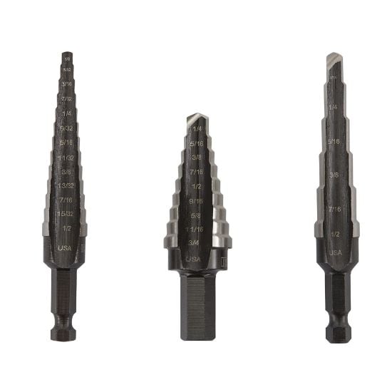 Picture of Irwin® 3 Pc. Unibit Step Drill Part# - 10502Zr