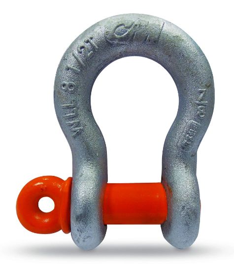 Picture of Cm Columbus Mckinnon Screw Pin Anchor Shackle1" Bail Size  10 Ton Glv Part# - M654G