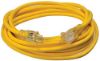 Picture of Southwire 25' 12/3 Sjtw Yellow Extension Cord Lighted End Part# - 2587Sw8802