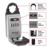 Picture of Master Lock® 2-7/8" (72Mm) Wd Set Your Own Combo Univ Lockbx Part# - 5420D