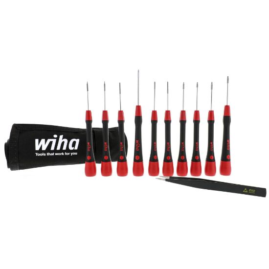 Picture of Wiha Tools 11 Pc Picofinish Scrdrivand Tweezers Part# - 26198