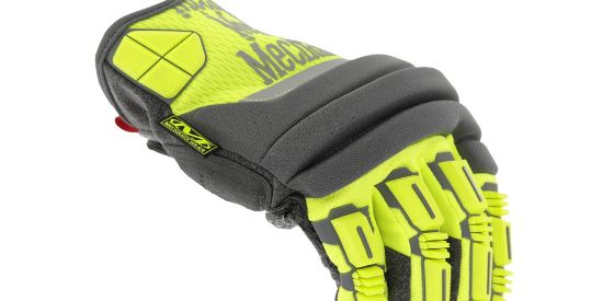 Picture of Mechanix Wear® Safety Hi-Viz M-Pact 2 Glove Yellow Medium Part# - Sp2-91-009