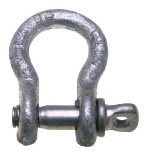 Picture of Campbell® 419 1" 8-1/2T Anchor Shackle W/Screw Pin Carbon Part# - 5411635