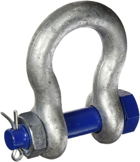 Picture of Campbell® 999 1" 8-1/2T Anchor Shackle W/Safet Pin Carbon Part# - 5391635