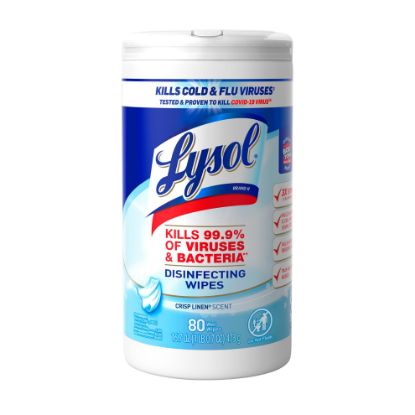 Picture of Lysol Rac89346Ct Wipes Disinf Cln Scent Wh Part# - Rac89346Ct