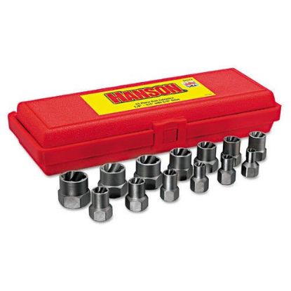 Picture of Irwin® 13 Piece Bolt Extractorset 1/4-3/4" W/3/8" Drv Part# - 54113