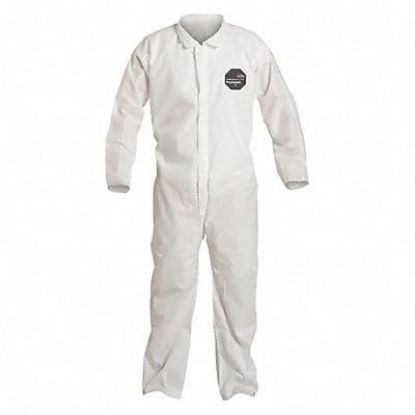 Picture of Dupont Proshield Coverall  Zipfront  White Part# - D14997006