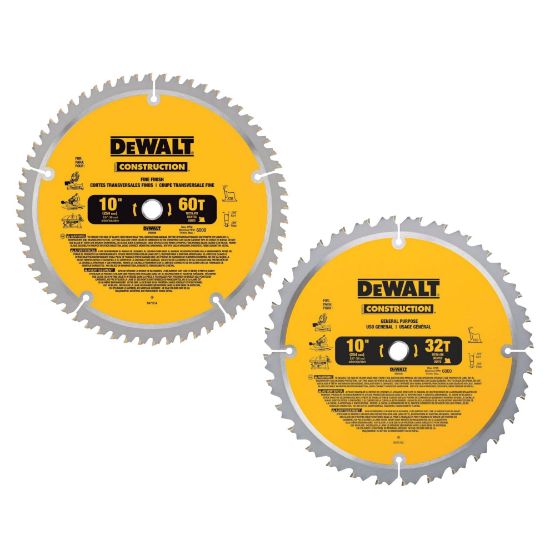 Picture of Dewalt® Construction 10" Combo Pack (Dw3106 &Amp; Dw3103 Part# - Dw3106P5