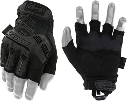 Picture of Mechanix Wear® Mw Fingerless M-Pact Glove  Large  Black Part# - Mfl-55-010